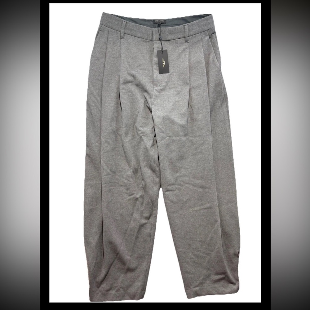 Rag And Bone Women Pants Cecily Pointe Charcoal Size 8 High Waisted Ankle - Picture 3 of 11